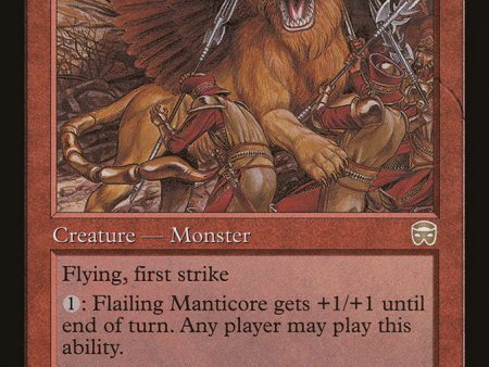 Flailing Manticore [Mercadian Masques] Sale