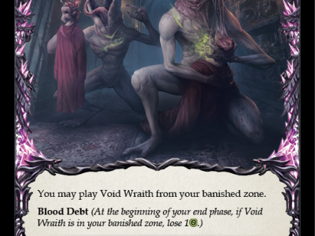 Void Wraith (Blue) [MON211-RF] 1st Edition Rainbow Foil For Cheap