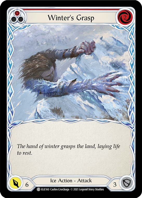 Winter s Grasp (Red) [ELE160] (Tales of Aria)  1st Edition Normal Supply