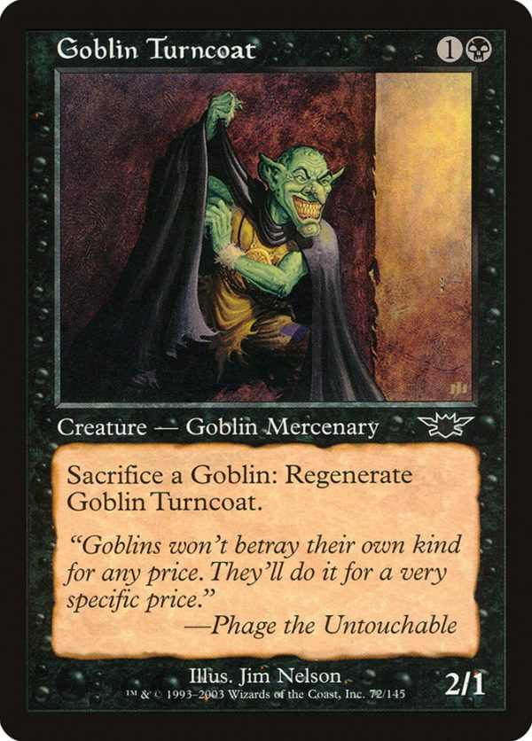 Goblin Turncoat [Legions] For Discount