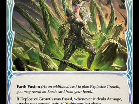 Explosive Growth (Blue) [ELE069] (Tales of Aria)  1st Edition Rainbow Foil Fashion