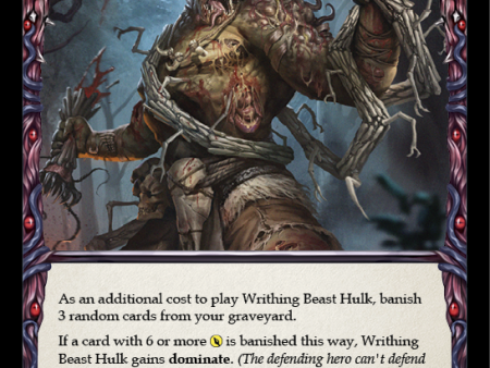 Writhing Beast Hulk (Red) [MON129] 1st Edition Normal For Discount