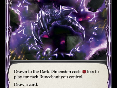 Drawn to the Dark Dimension (Red) [U-ARC097] Unlimited Normal For Cheap