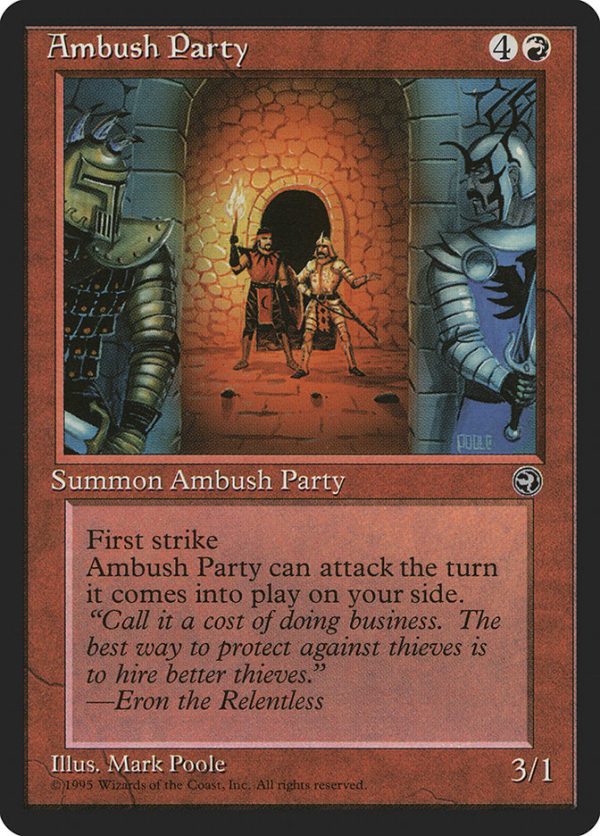 Ambush Party (Eron Flavor Text) [Homelands] Cheap