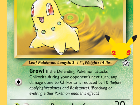 Chikorita (54 111) (Jumbo Card) [First Partner Pack] Online Sale