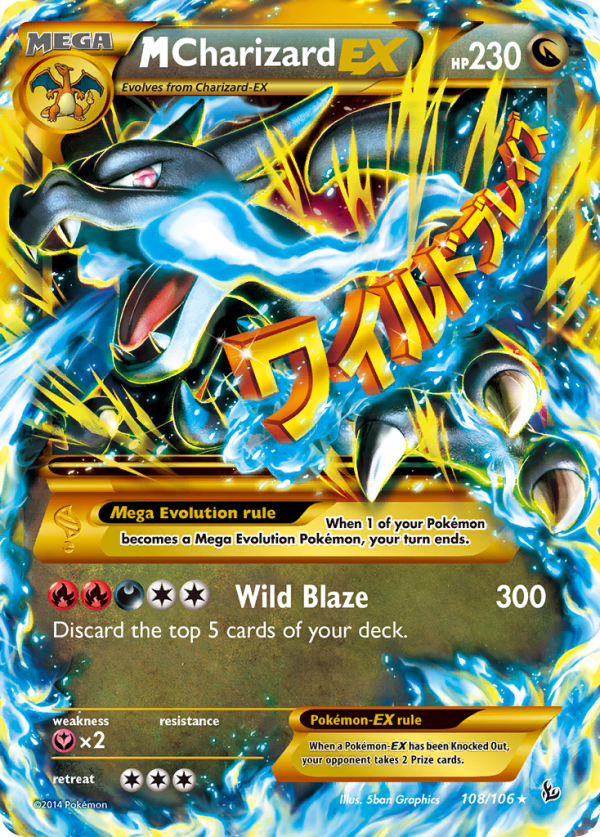 M Charizard EX (108 106) [XY: Flashfire] Discount