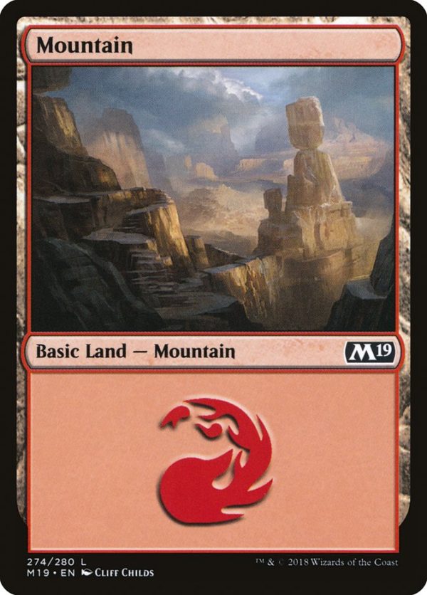 Mountain (274) [Core Set 2019] Supply