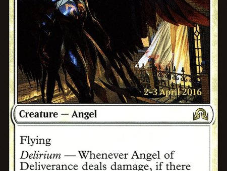 Angel of Deliverance [Shadows over Innistrad Prerelease Promos] Cheap