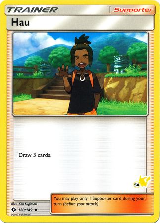 Hau (120 149) (Pikachu Stamp #54) [Battle Academy 2020] Supply