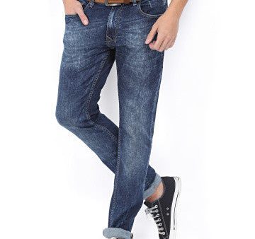 POE Men Blue Die Hard Slim Fit Jeans Online