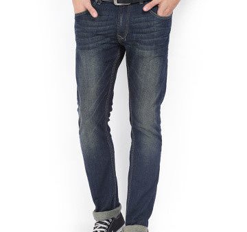 POE Men Blue Die Hard Slim Fit Jeans Discount