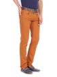 Peter England Men Rust Orange Slim Fit Jeans Fashion