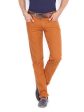 Peter England Men Rust Orange Slim Fit Jeans Fashion