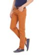 Peter England Men Rust Orange Slim Fit Jeans Fashion